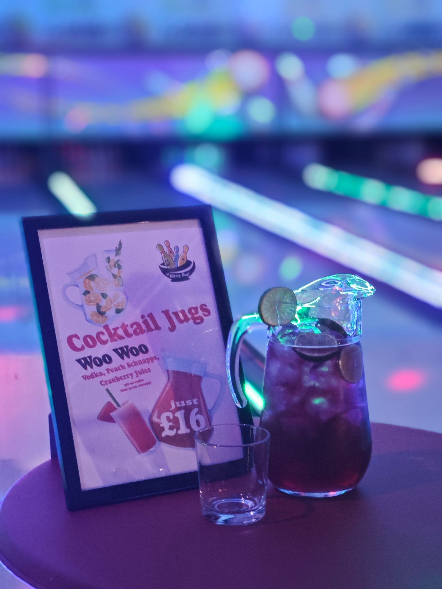 cocktail jugs at Energy FM Bowl Ramsey 